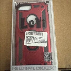 Red iPhone 8 Plus Case with Kickstand